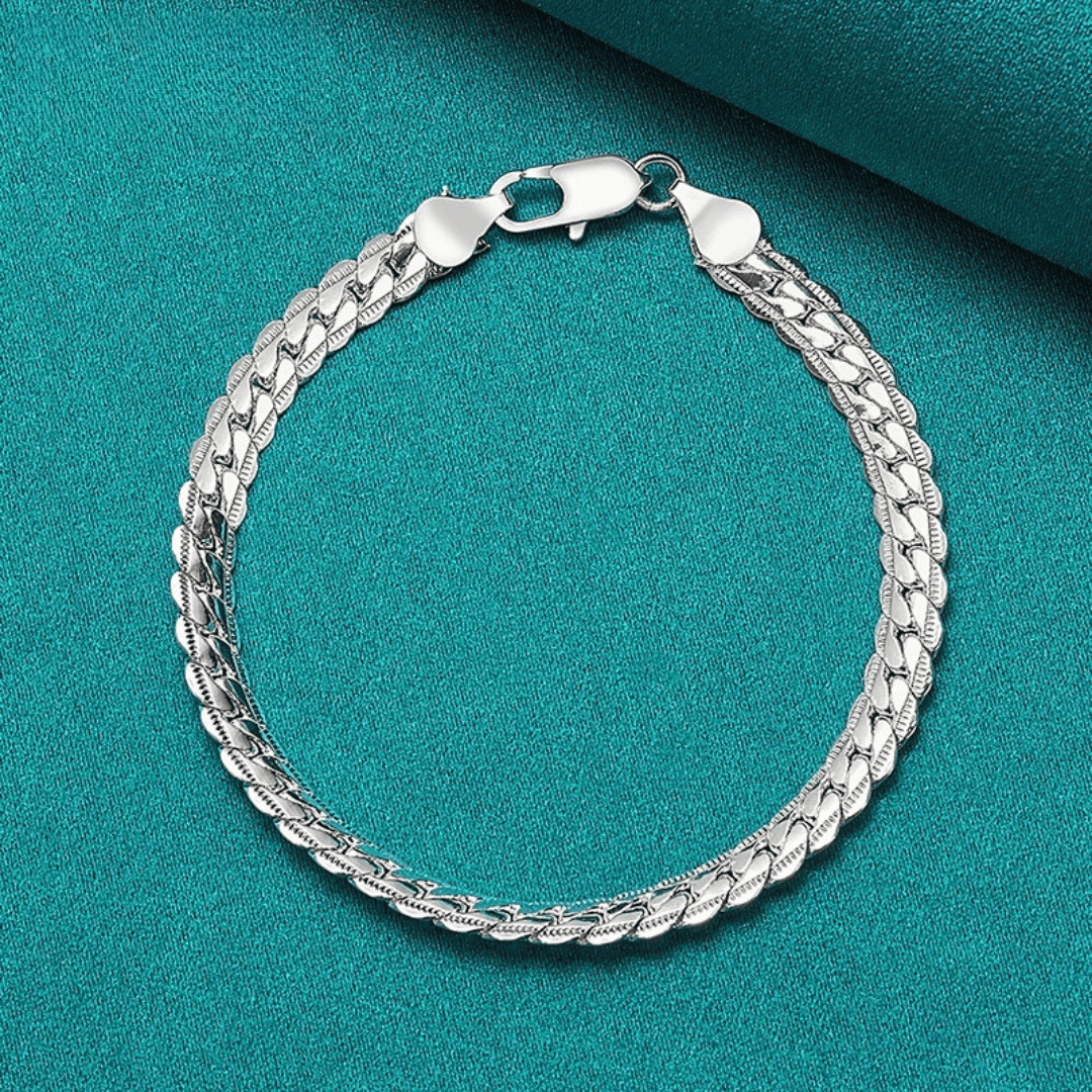 Bracciale in Argento 925 Ungheria con Zirconia da 6mm