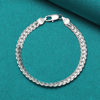 Bracciale in Argento 925 Ungheria con Zirconia da 6mm